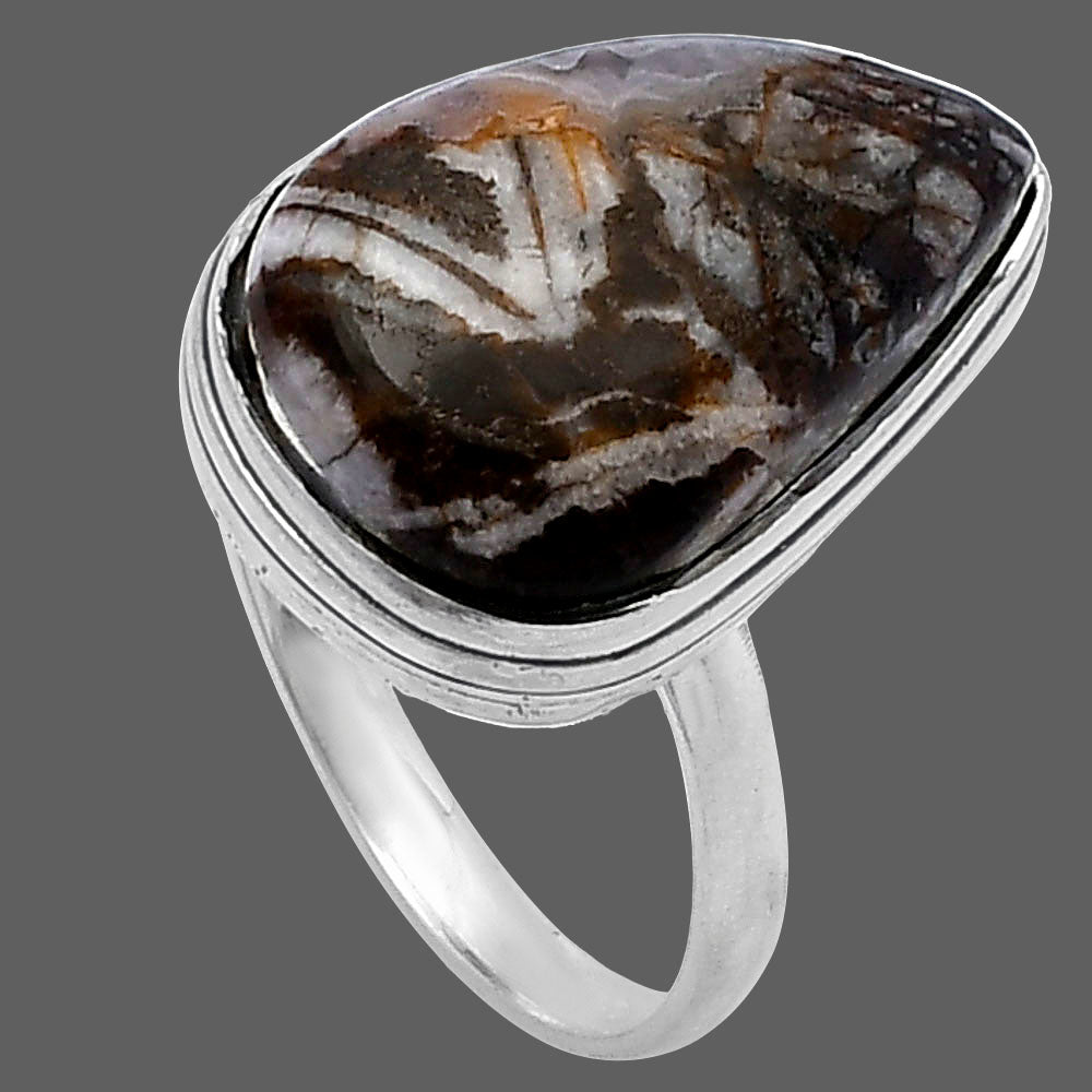 Natural Wild Horse Jasper Ring size-9 R-1007 SDR216241 - Goddess Imports Marketplace