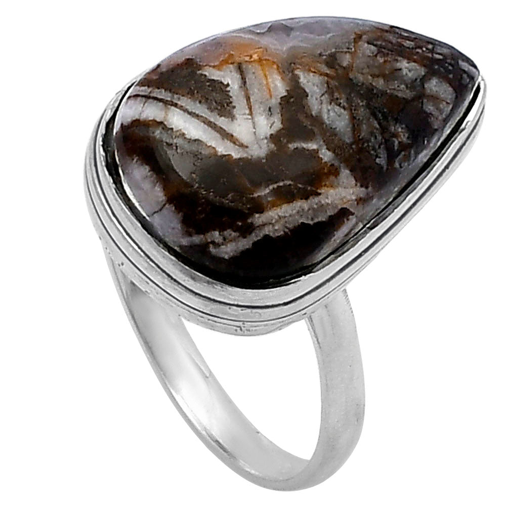Natural Wild Horse Jasper Ring size-9 R-1007 SDR216241 - Goddess Imports Marketplace