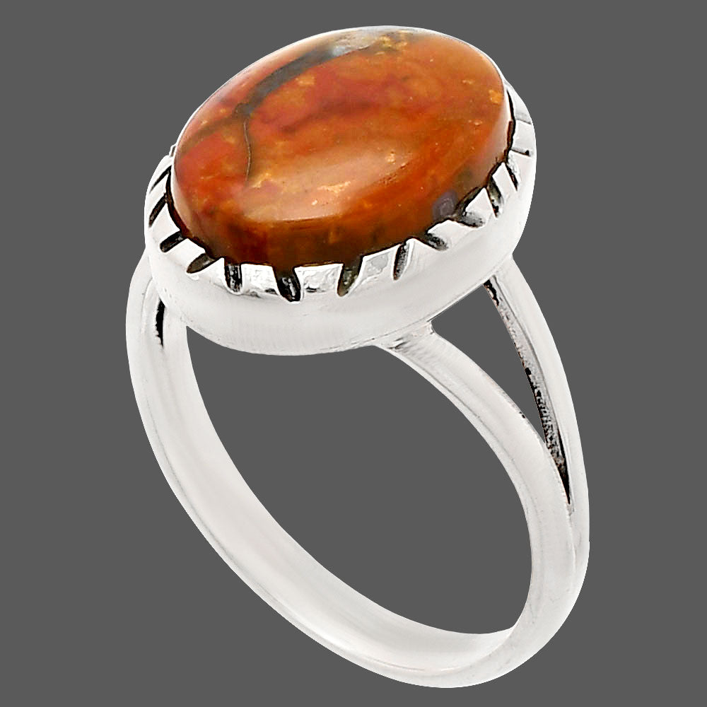 Natural Rare Cady Mountain Agate Ring size-9 R-1074 SDR230971 - Goddess Imports Marketplace