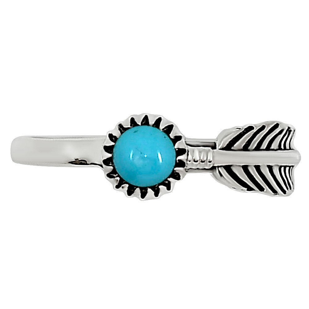 Sleeping Beauty turquoise Ring size-5 R-1042 SDR253856 - Goddess Imports Marketplace