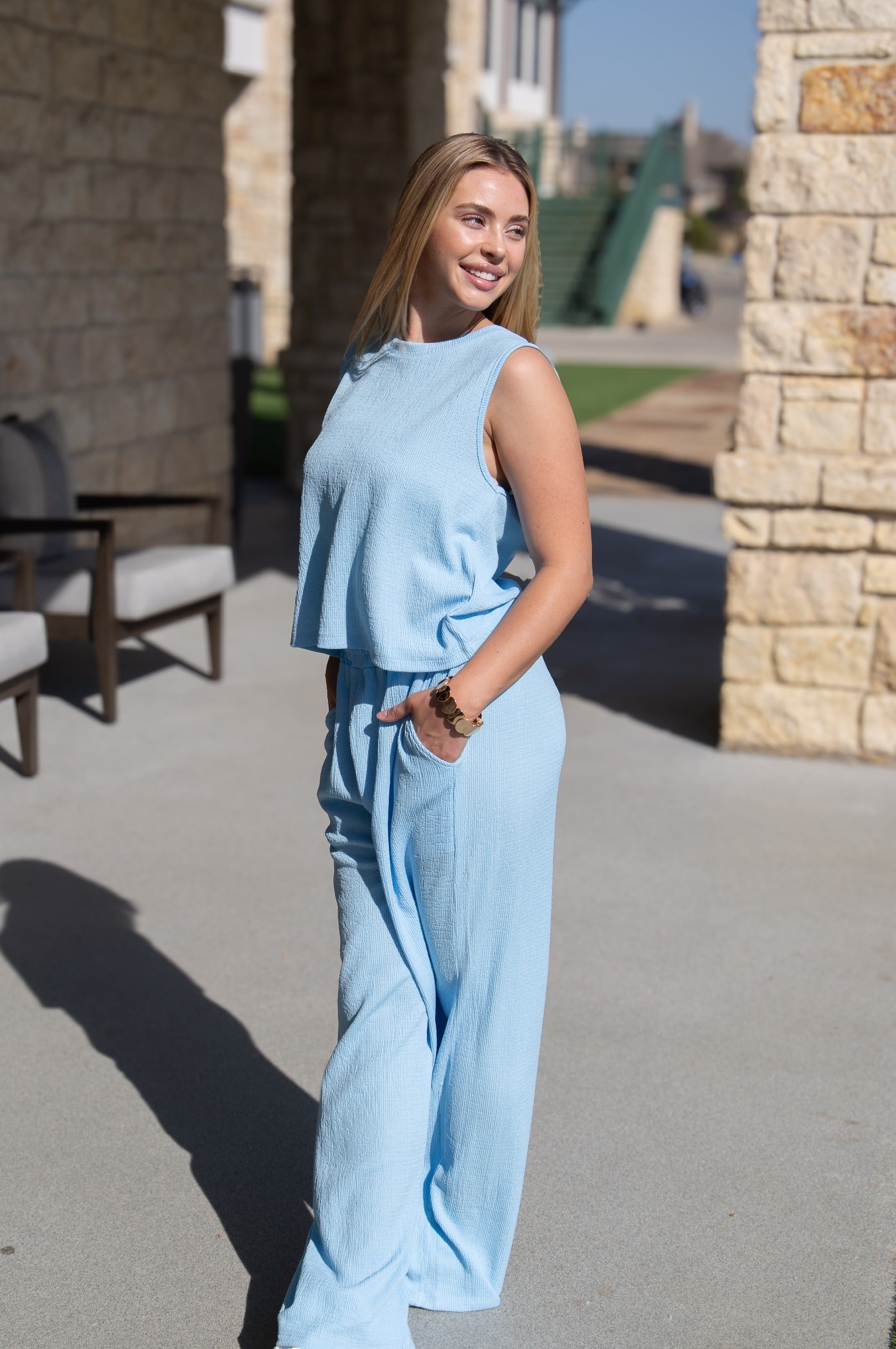 The Earhart Pants, Blue by Grace+Emma