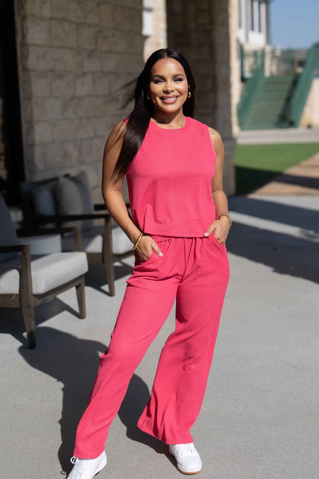 The Earhart Pants, Fuchsia