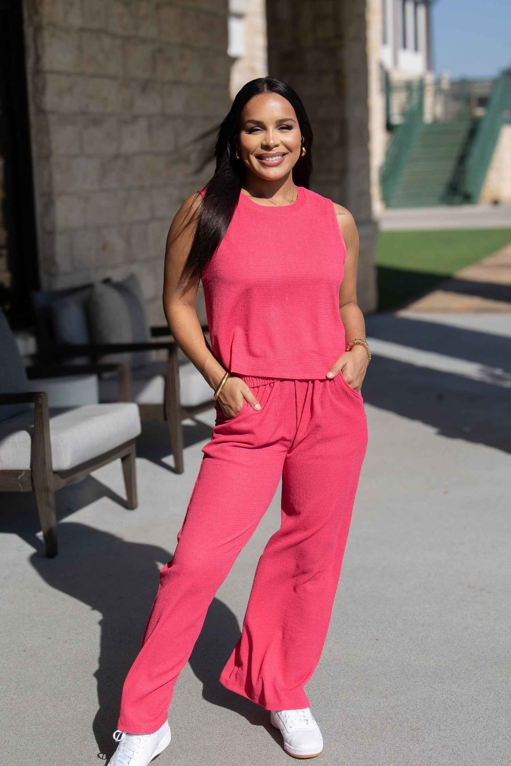 The Earhart Pants, Fuchsia