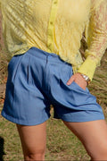 Trouser Shorts, Chambray by Grace+Emma