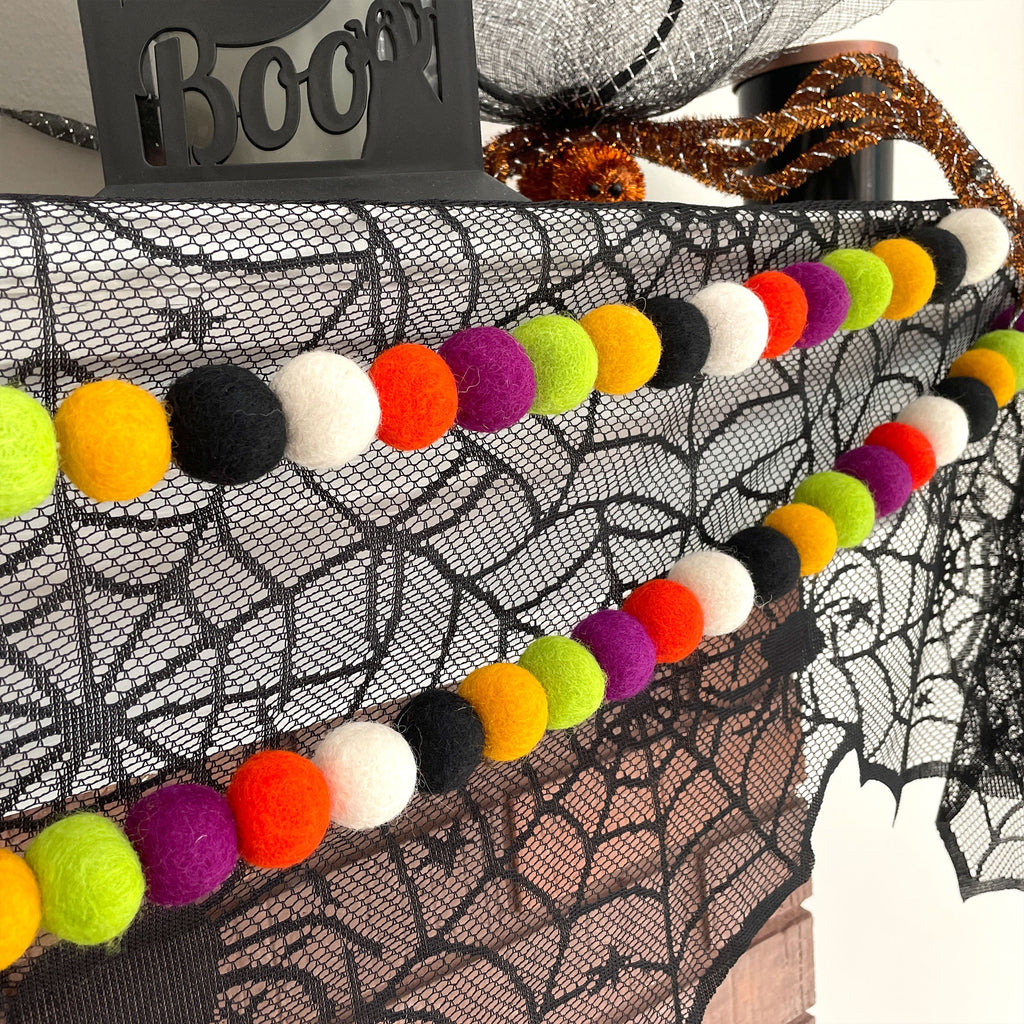 Halloween Harvest Felt Garland 6ft