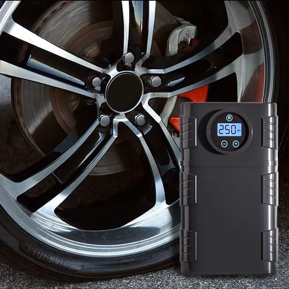 Portable 120 PSI Cordless Air Compressor – Tire Inflator for Car, Bike & Motorcycle by DailySale