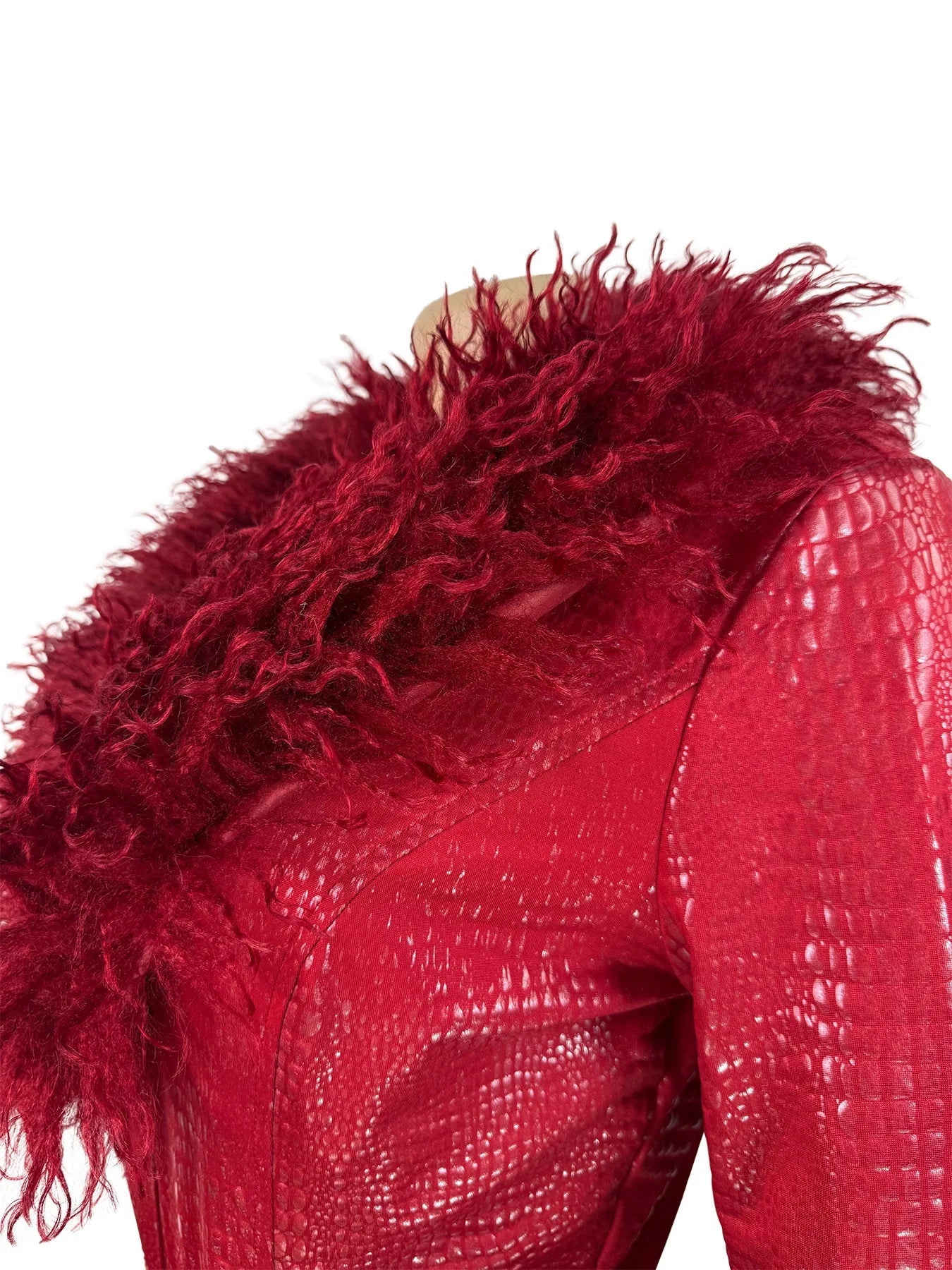 Bougie Hustler Fur Patchwork Set