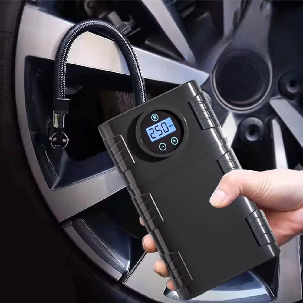 Portable 120 PSI Cordless Air Compressor – Tire Inflator for Car, Bike & Motorcycle by DailySale