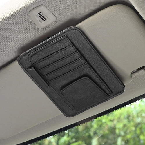 Car Visor Organizer Multi-Pocket Pouch Bag Card Glasses Storage Holder