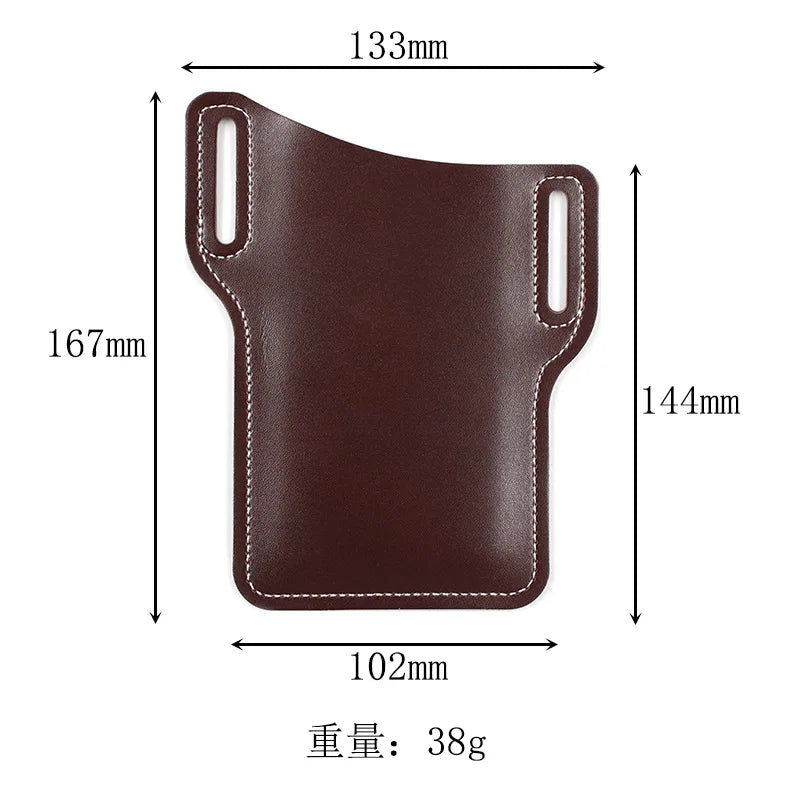 Men Phone Case Holster Cellphone Loop Holster Belt Waist Bag Props