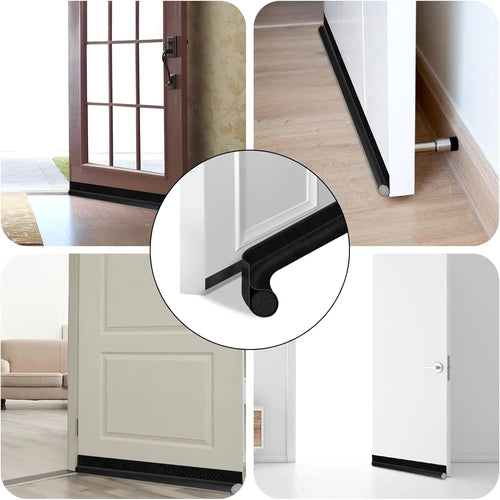 Adjustable Door Bottom Draft Stopper Weather Stripping Door Sweep by AliExpress