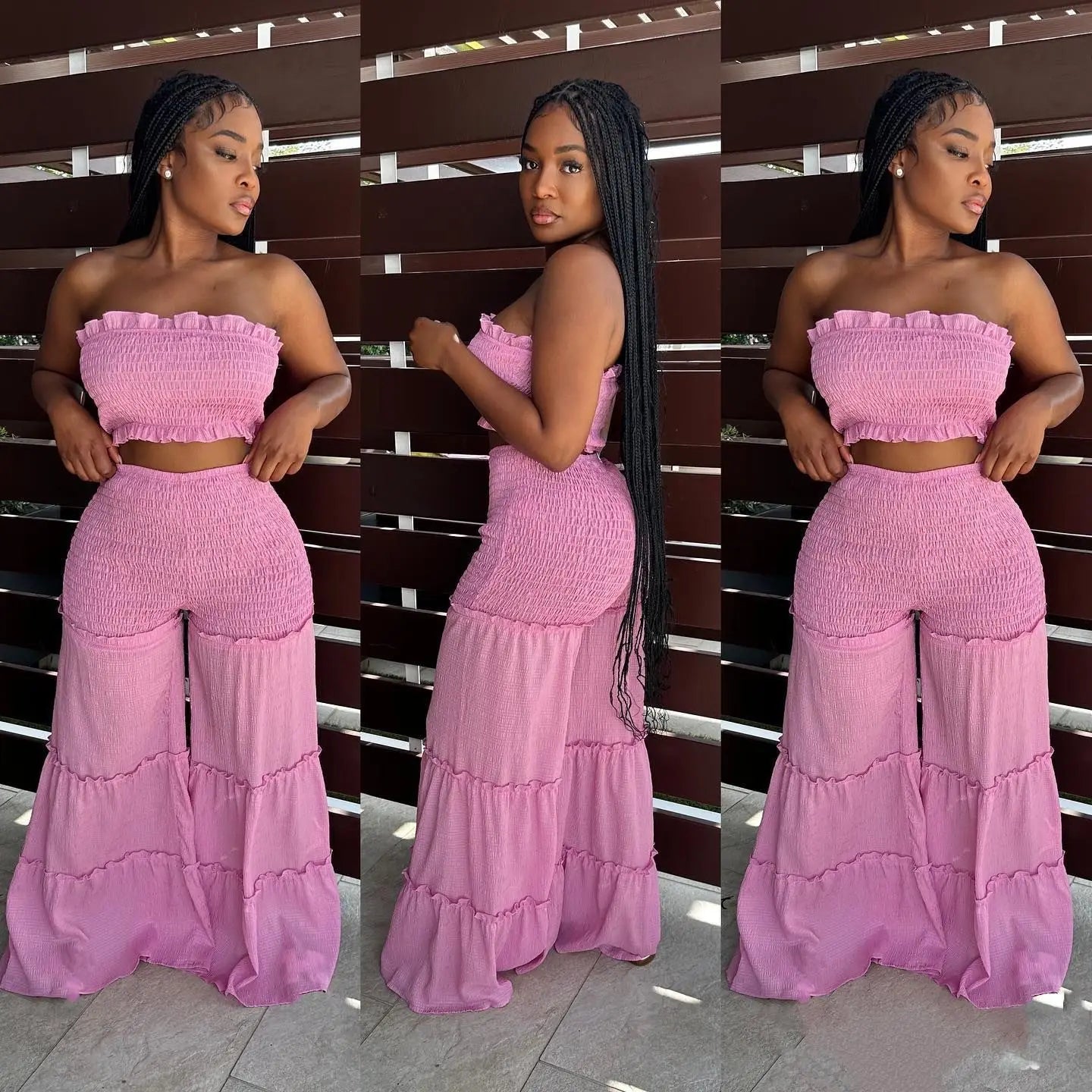 Such a Flare Two-Piece Pants Set