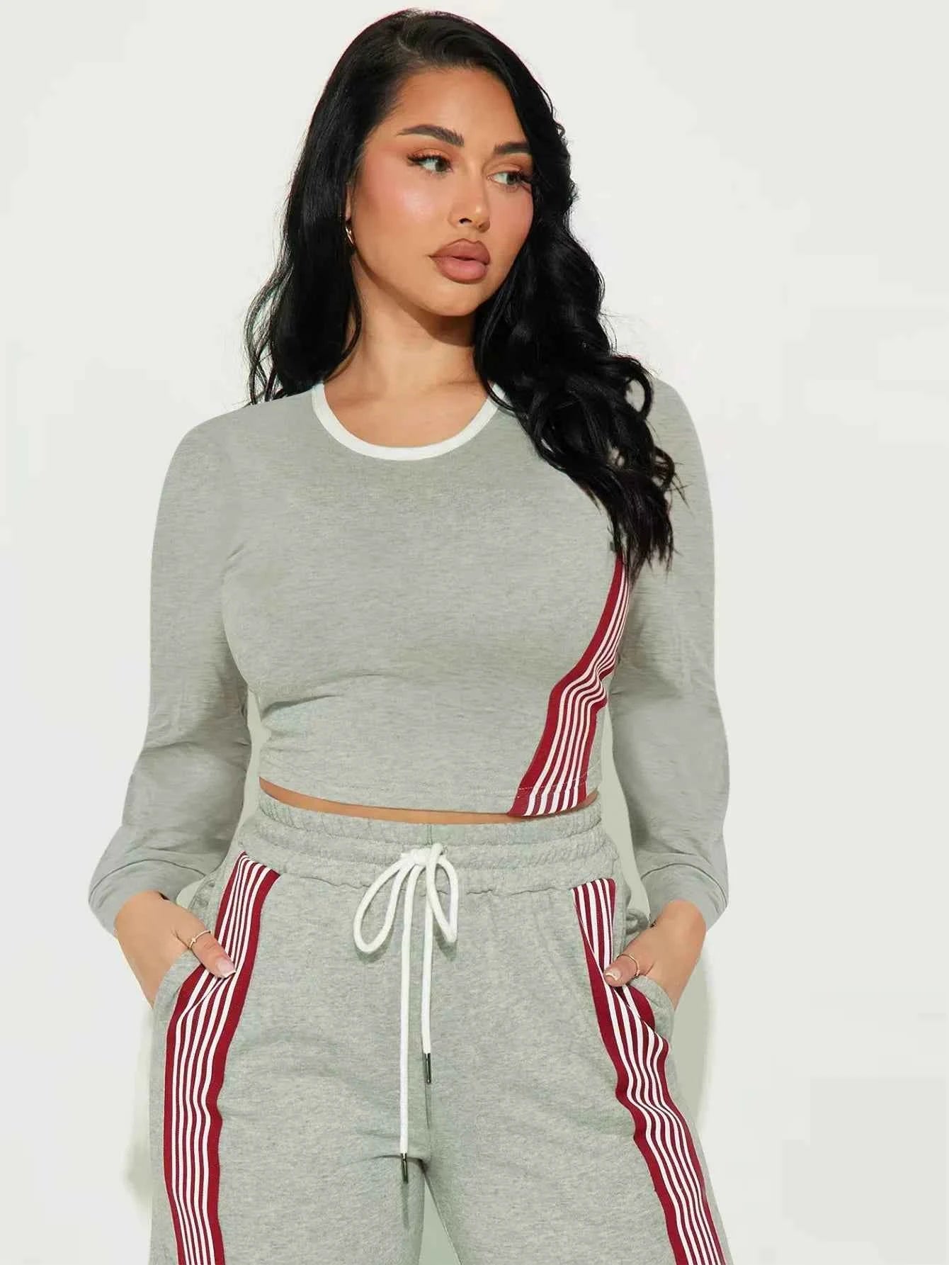 Casual Sports Two-Piece Set
