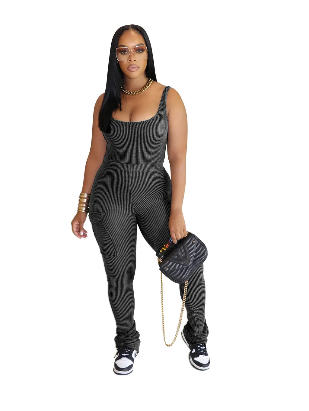 Cargo Pants with Pockets Set