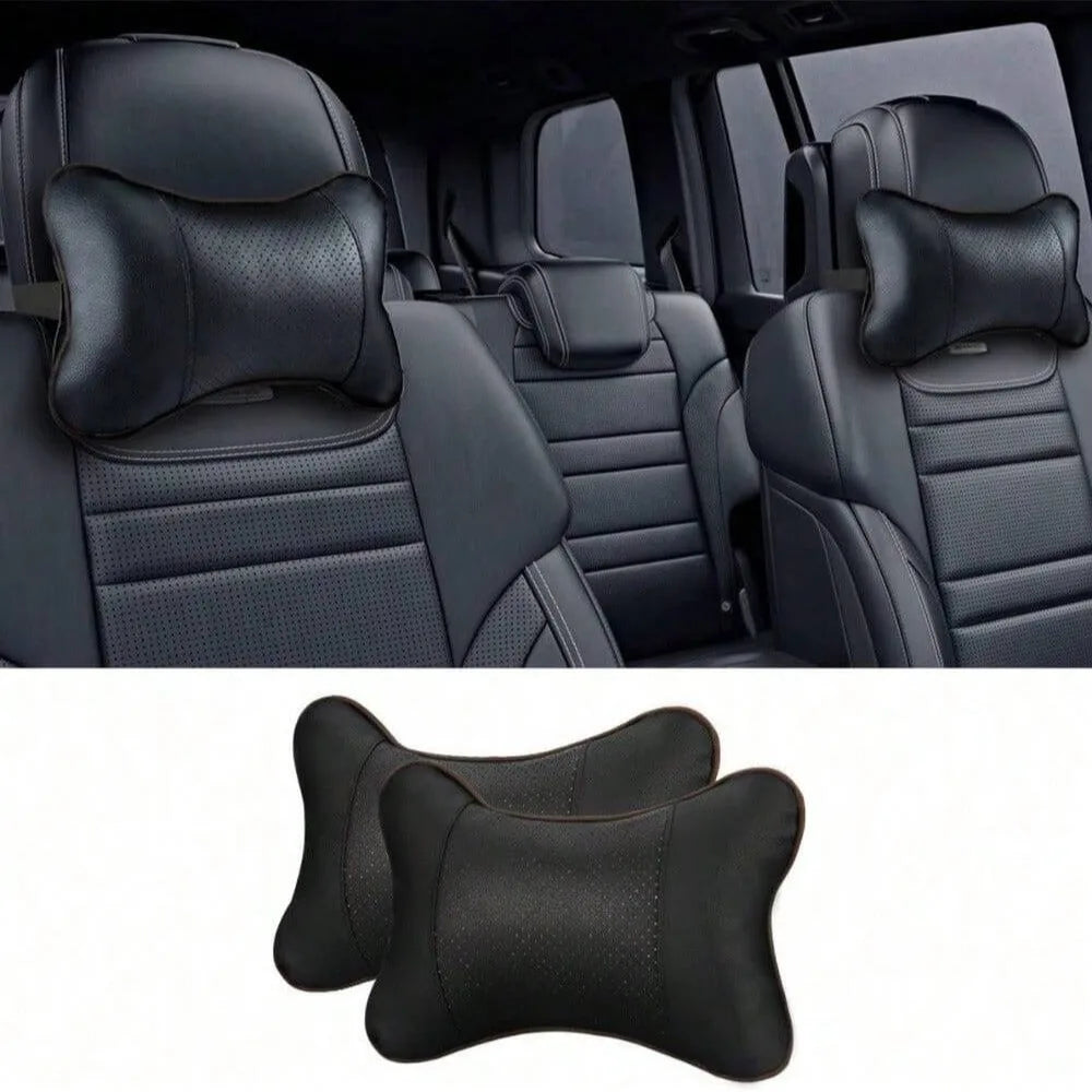 Car Seat Headrest with Breathable Mesh, Auto Safety, Head and Neck