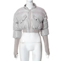 Cropped Bubble Puffer Jacket