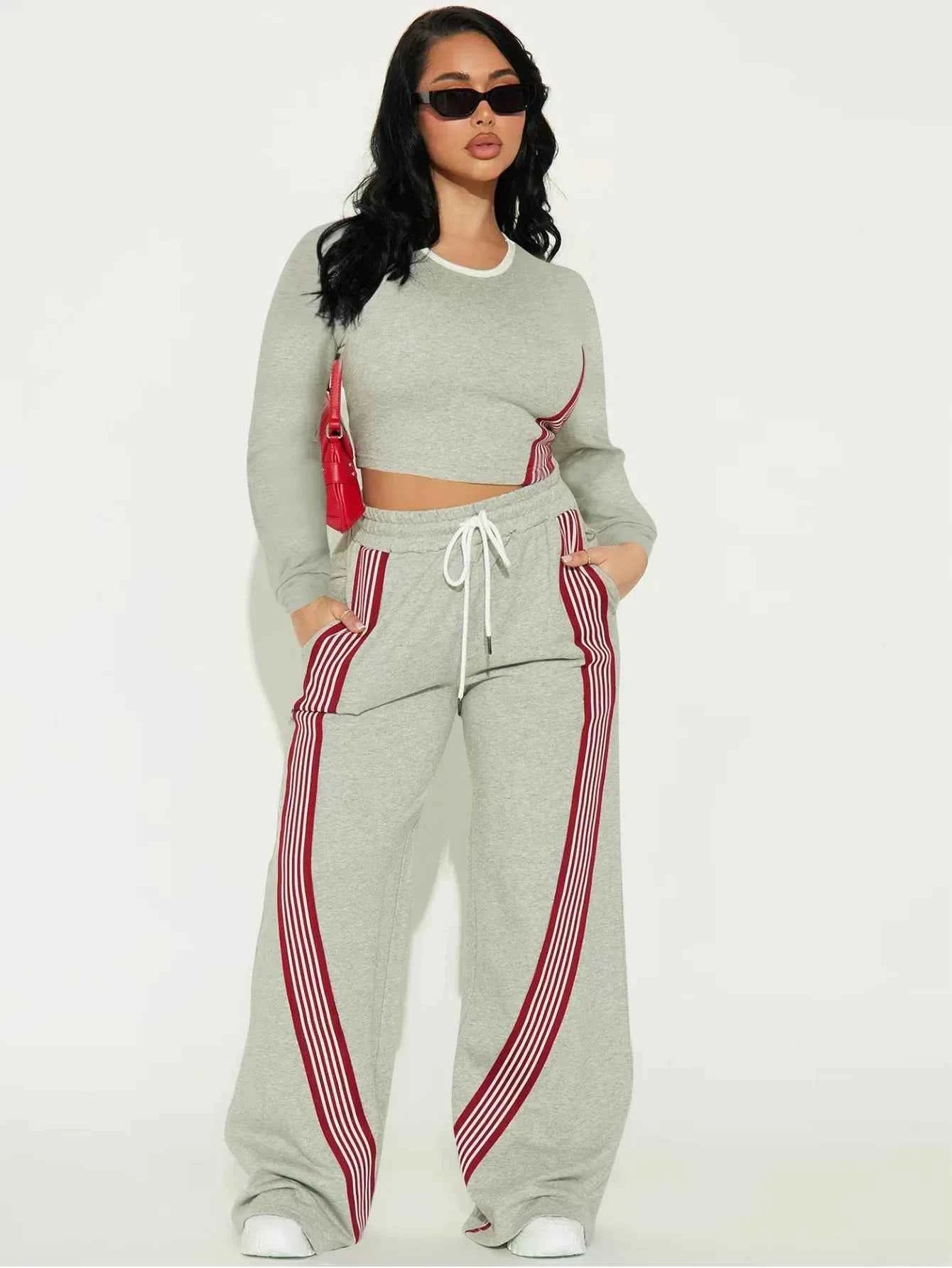 Casual Sports Two-Piece Set