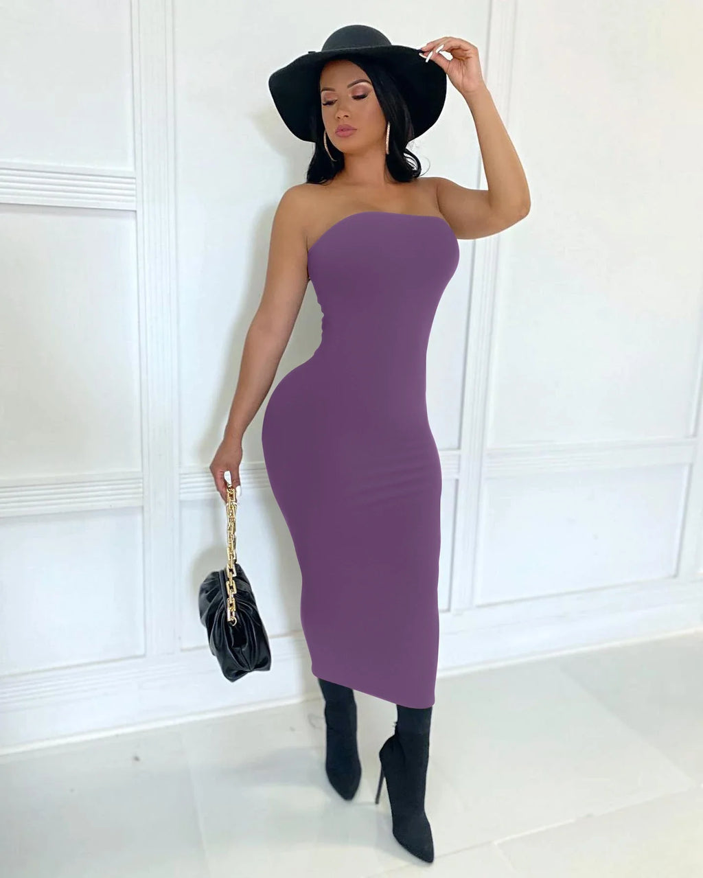 summer women's sexy sleeveless chest wrapped Long Beach Dress by nowadaysfashion