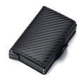 Rfid Men Card Wallets Carbon Fiber Slim Mini Wallet 14 Card Holders