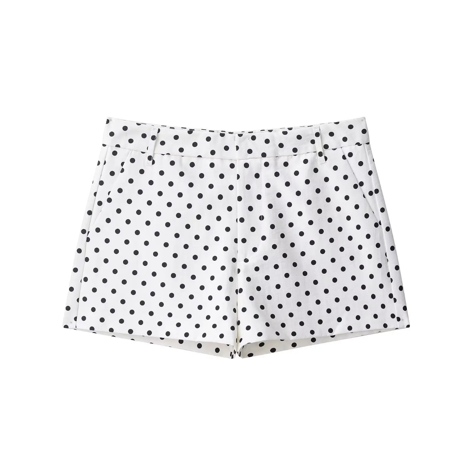 Polka Dot Print Jacket Two-Piece Set