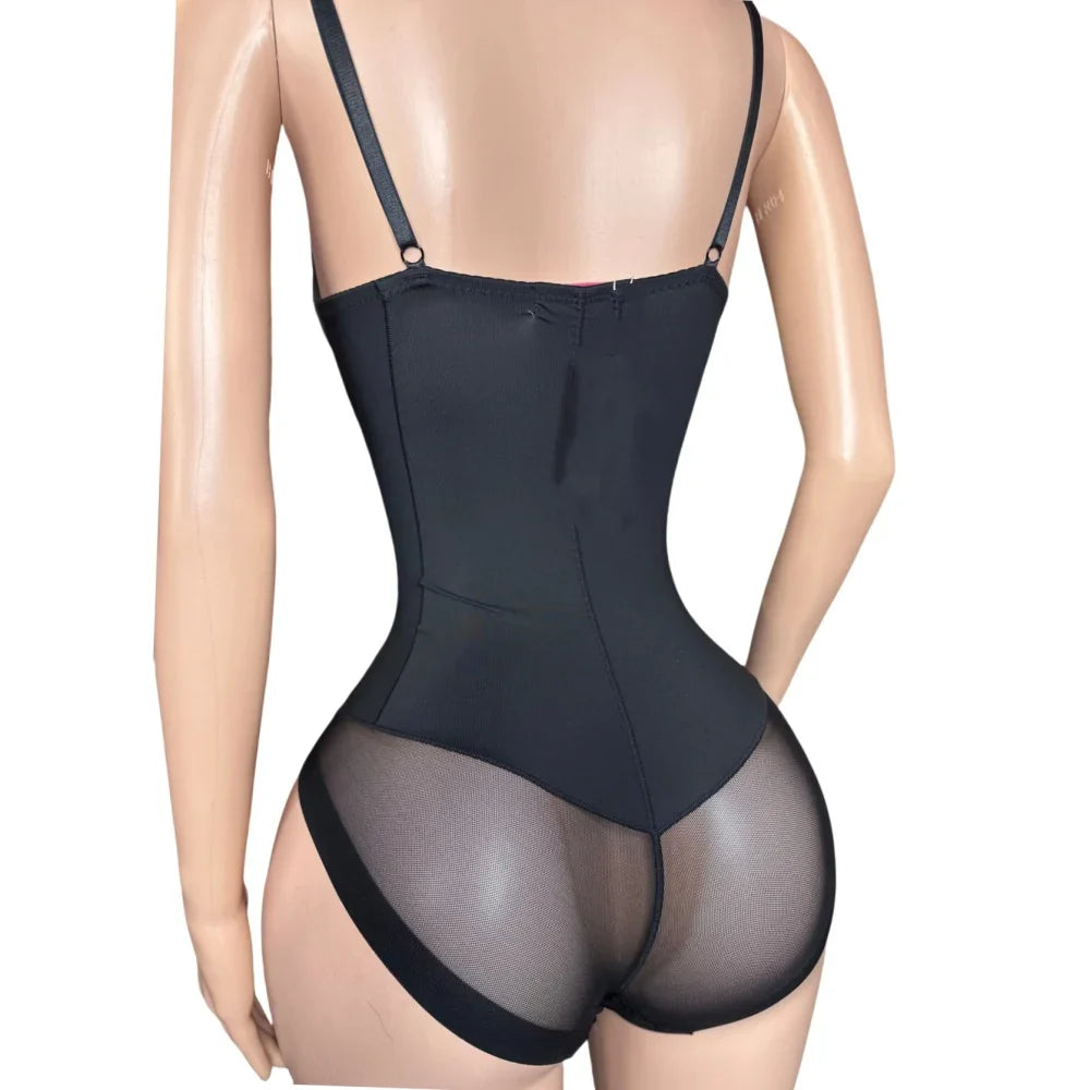 V-Neck Bodycon Bodysuit