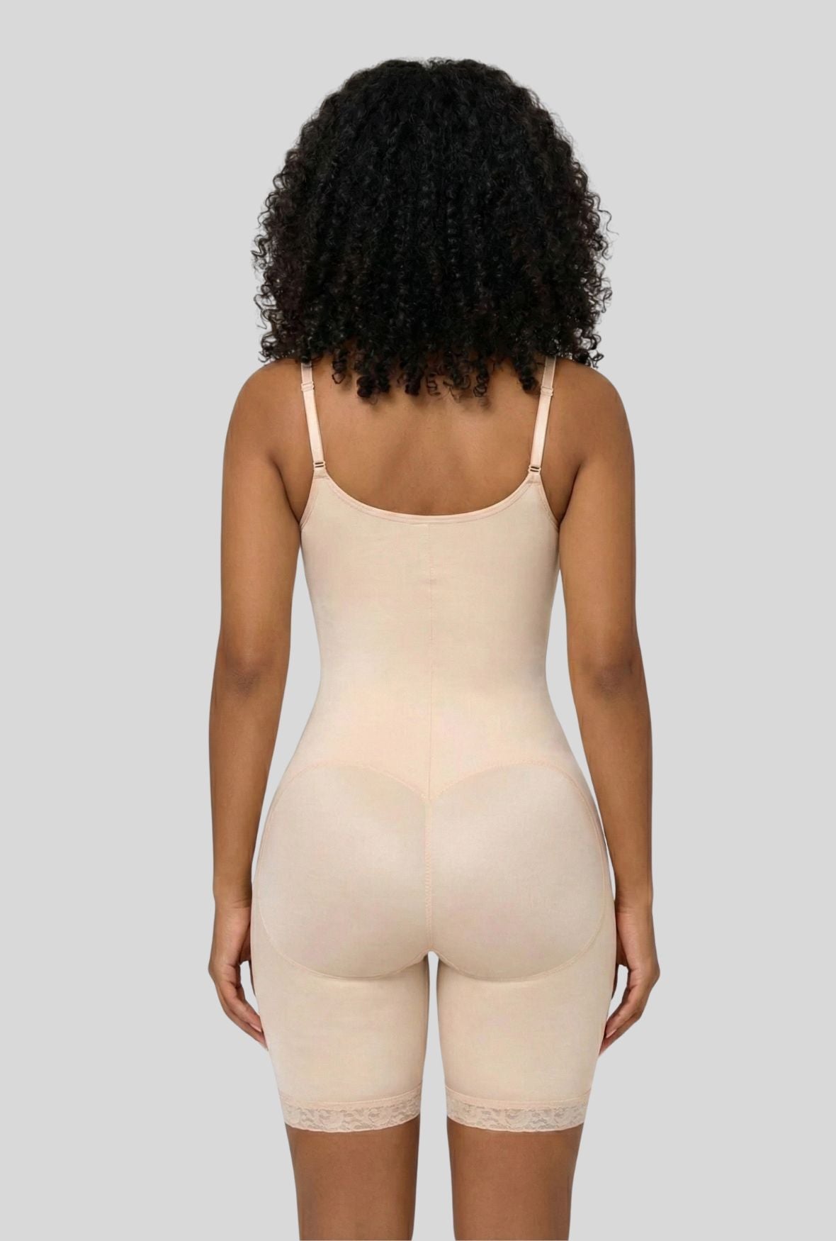 Open Bust Full Body Suit MIid-Thigh w/Front Zipper & Lace by Vedette Store