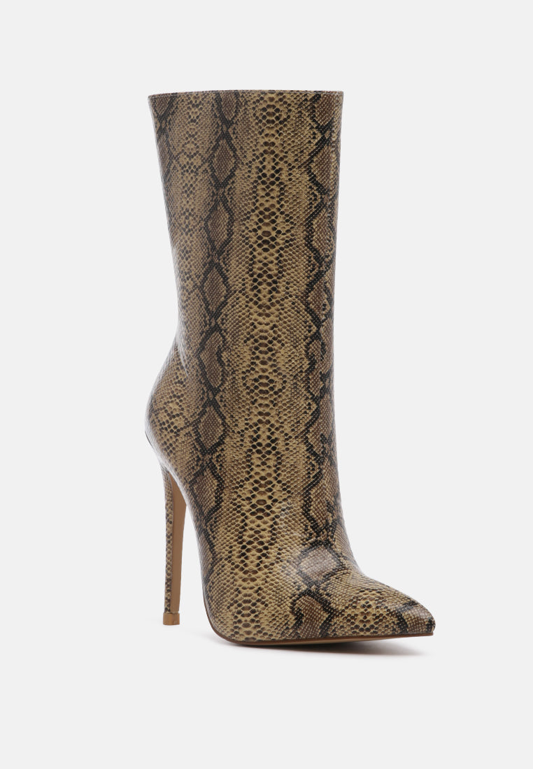 Micah Pointed Toe Stiletto High Ankle Boots - Goddess Imports Marketplace