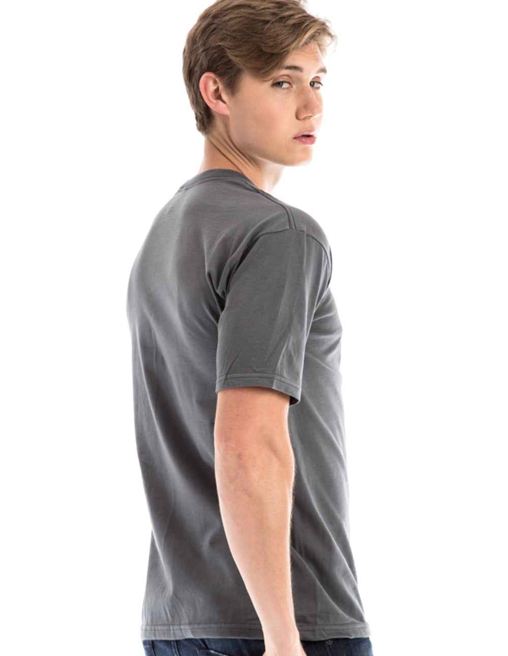 Retro Ring-Spun Crew Neck T-Shirt 2100