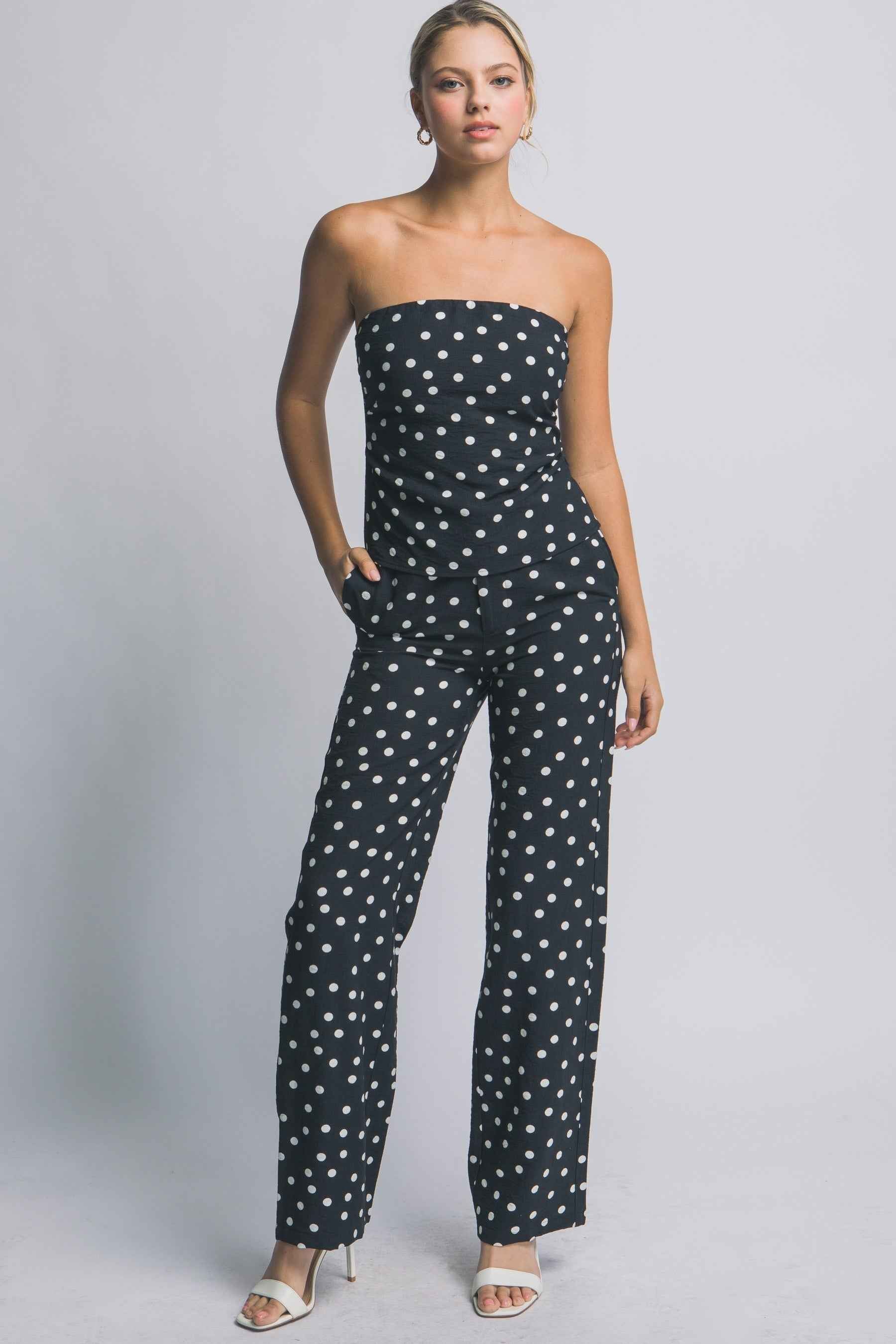 Ana Polka Dot Top