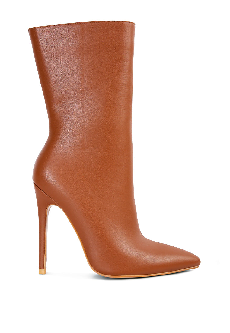 Micah Pointed Toe Stiletto High Ankle Boots - Goddess Imports Marketplace