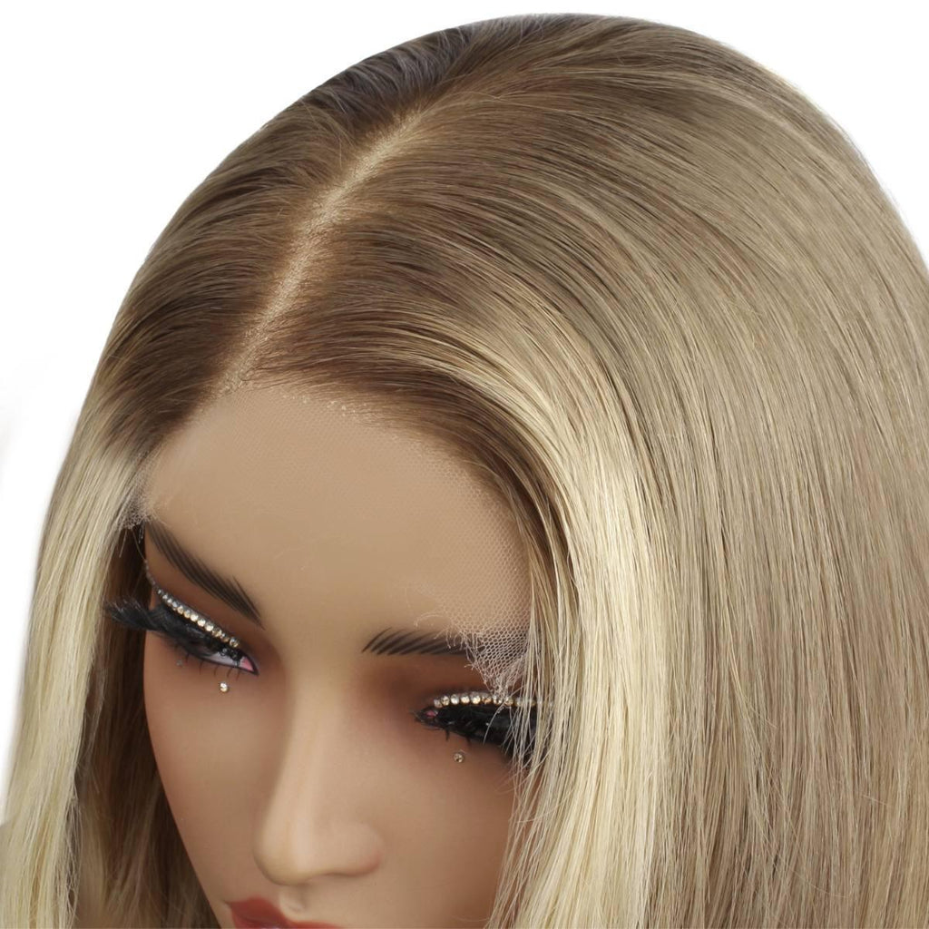 Raw Taylor Glueless 5x5 HD Lace Professionally Colored 100% Human Hair Closure Wig by Private Label