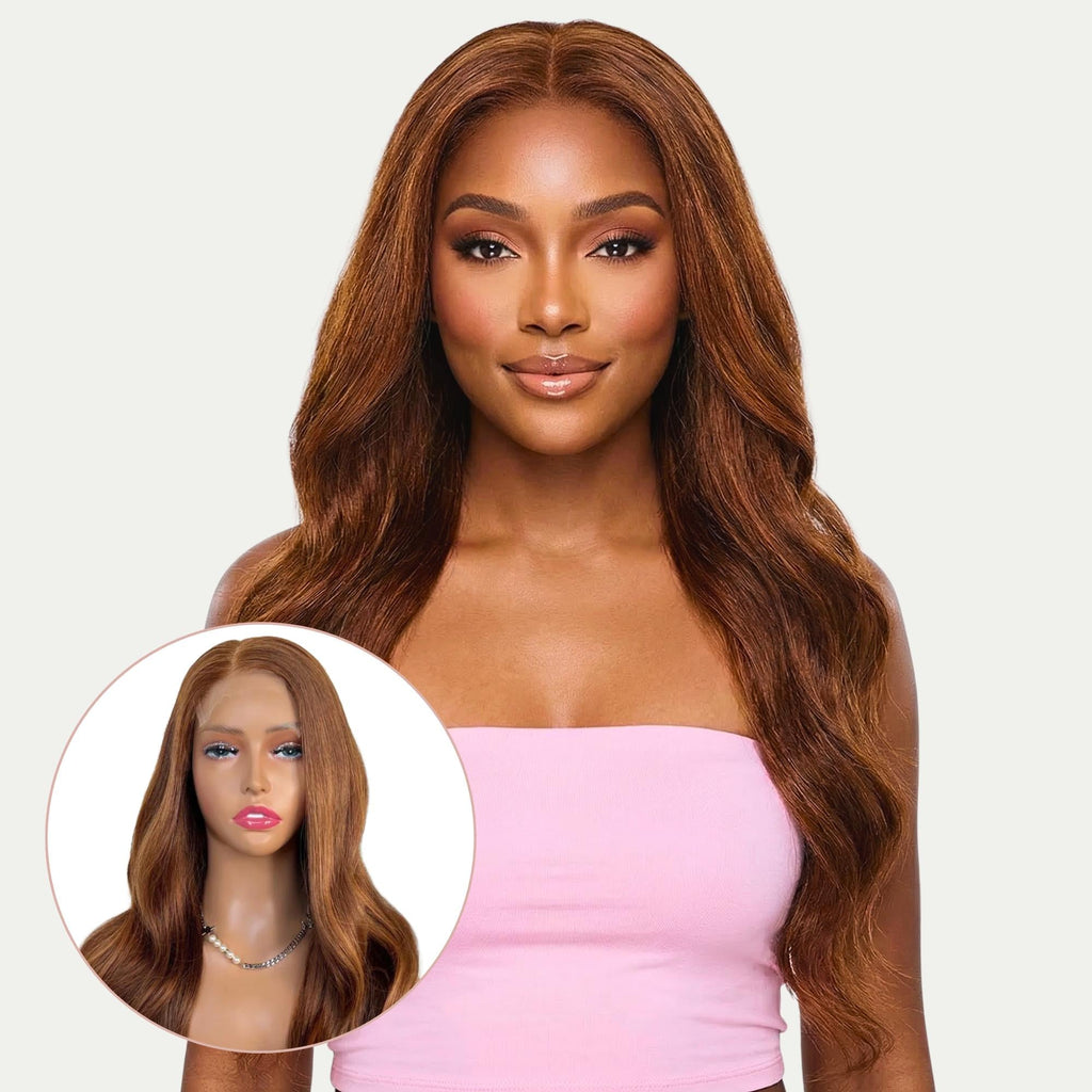 Raw Tempest Glueless 5x5 HD Lace Professionally Colored 100% Human Hair Closure Wig by Private Label
