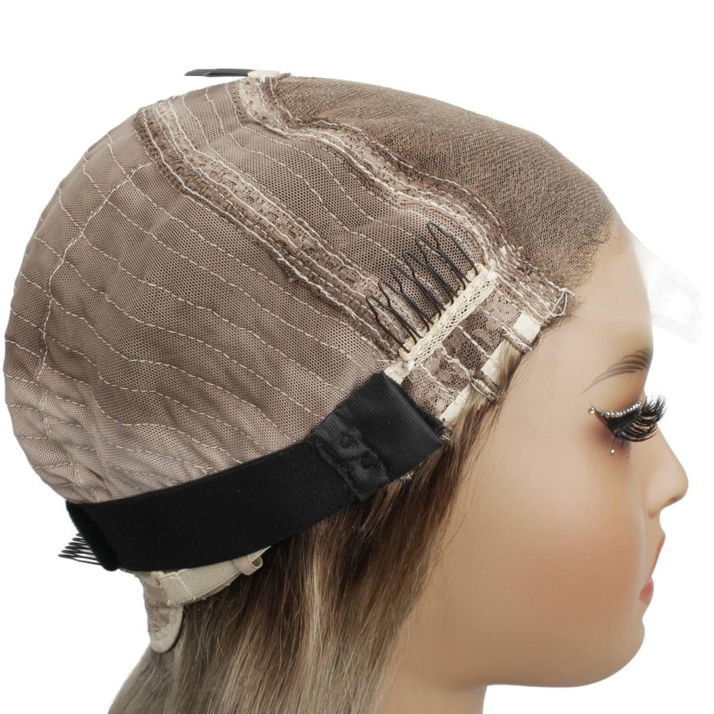Raw Tiffany Glueless 5x5 HD Lace Professionally Colored 100% Human Hair Closure Wig by Private Label