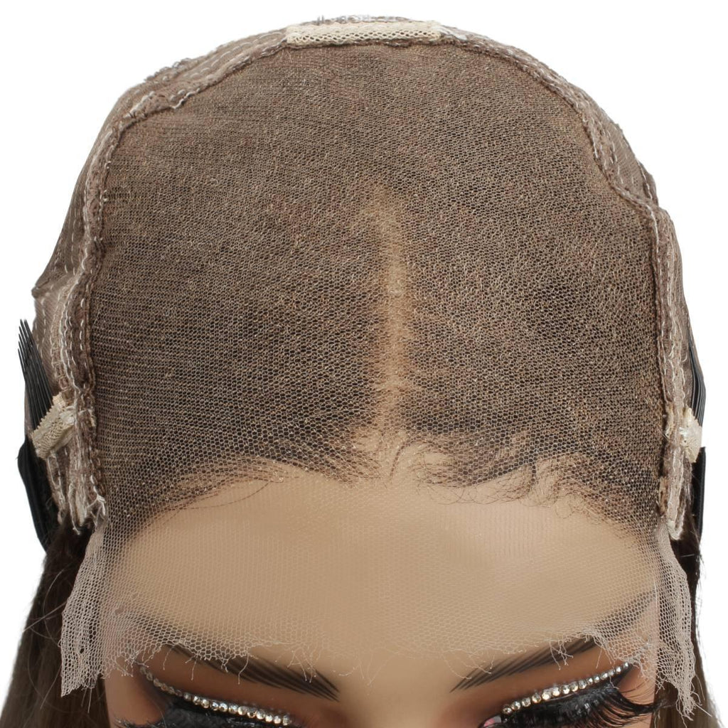 Raw Tiffany Glueless 5x5 HD Lace Professionally Colored 100% Human Hair Closure Wig by Private Label