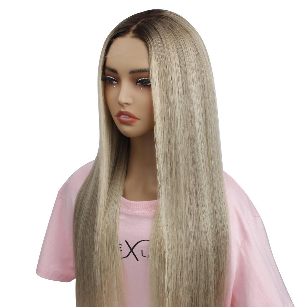 Raw Tiffany Glueless 5x5 HD Lace Professionally Colored 100% Human Hair Closure Wig by Private Label