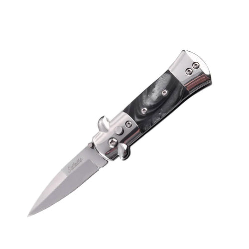 2-Pack: 3.25" Stiletto Automatic Spring Assisted Knife by DailySale