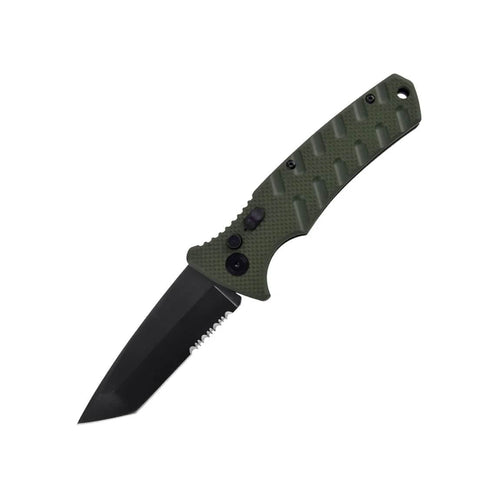 2-Pack: 4.75" Spring Assisted Automatic Knife with Tanto Blade by DailySale