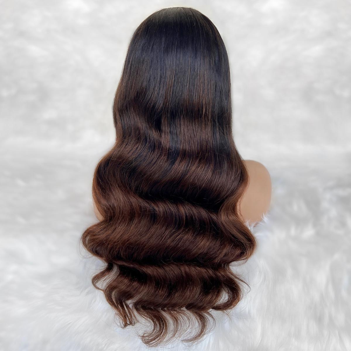 Raw Victoria Glueless 5x5 HD Lace Professionally Colored 100% Human Hair Closure Wig by Private Label