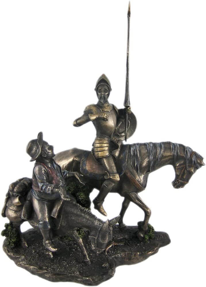 Don Quixote & Sancho Panza Figurine by FairyGlen Store