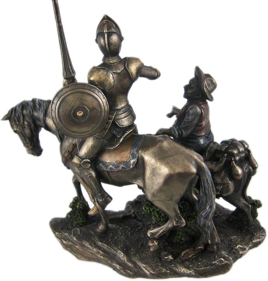 Don Quixote & Sancho Panza Figurine by FairyGlen Store