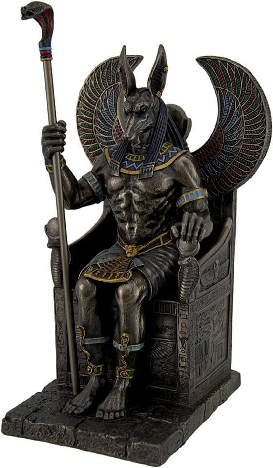 Anubis on Throne by FairyGlen Store