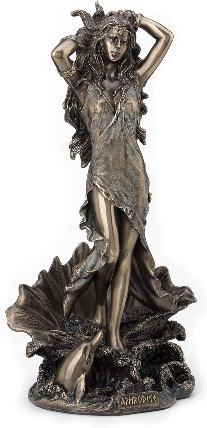 Aphrodite Rising from the Sea Figurine by FairyGlen Store