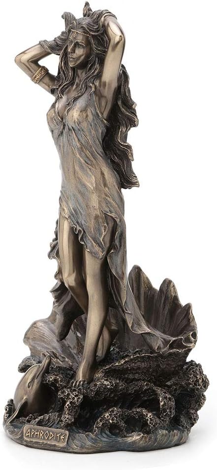 Aphrodite Rising from the Sea Figurine by FairyGlen Store