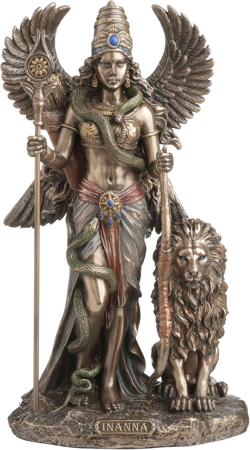 Inanna the Sumerian Goddess of Love & War Figurine by FairyGlen Store