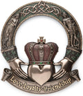 Irish Claddagh Ring Wall Plaque by FairyGlen Store