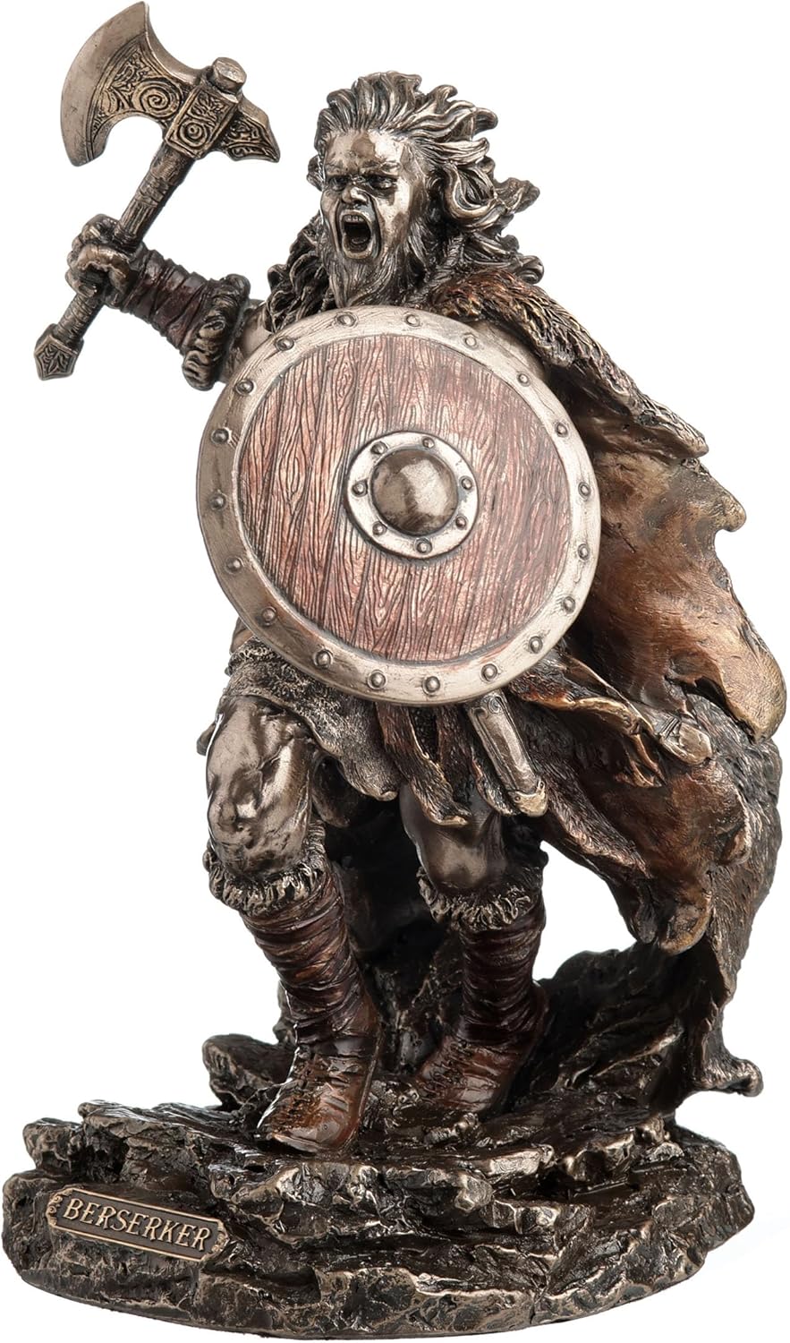 Viking Berserker Ragnar's Charge Figurine by FairyGlen Store