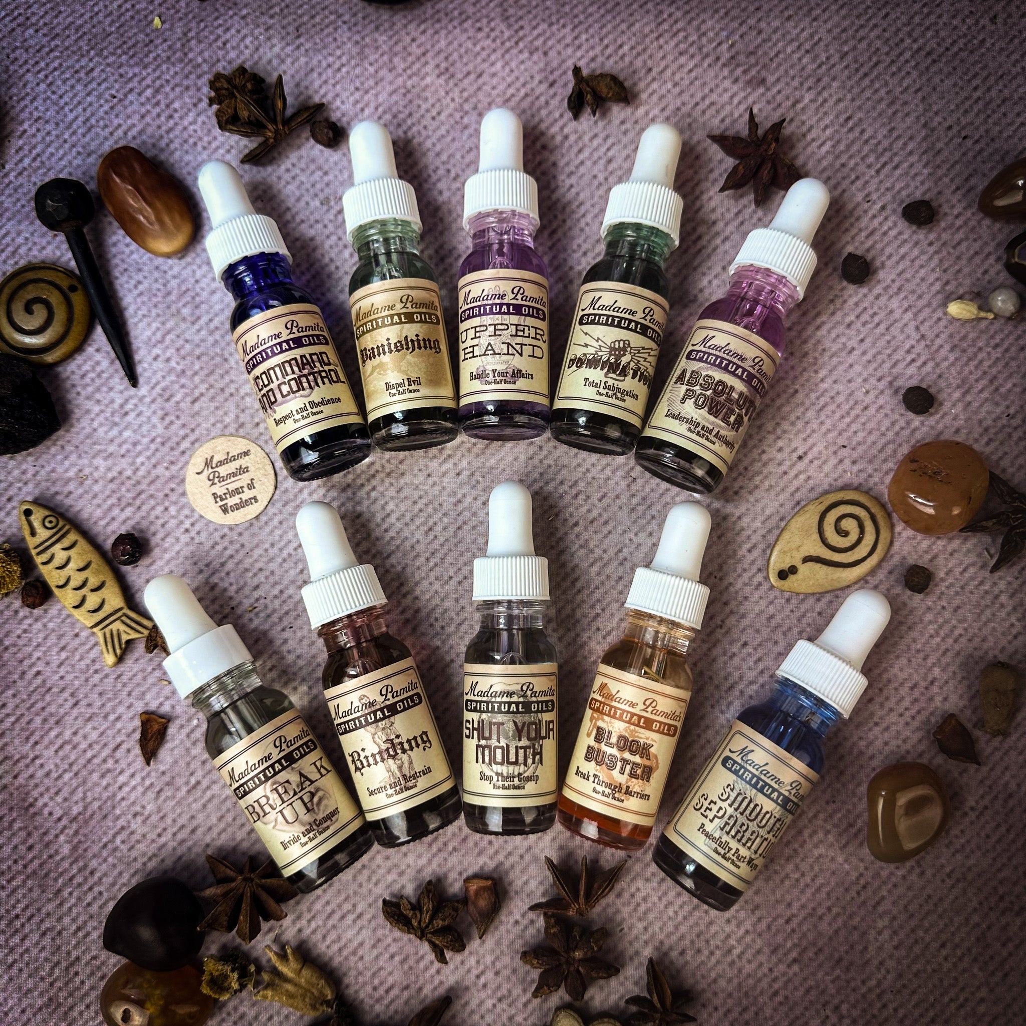 Spiritual Oil Variety Pack: Control Magic by Parlour of Wonders