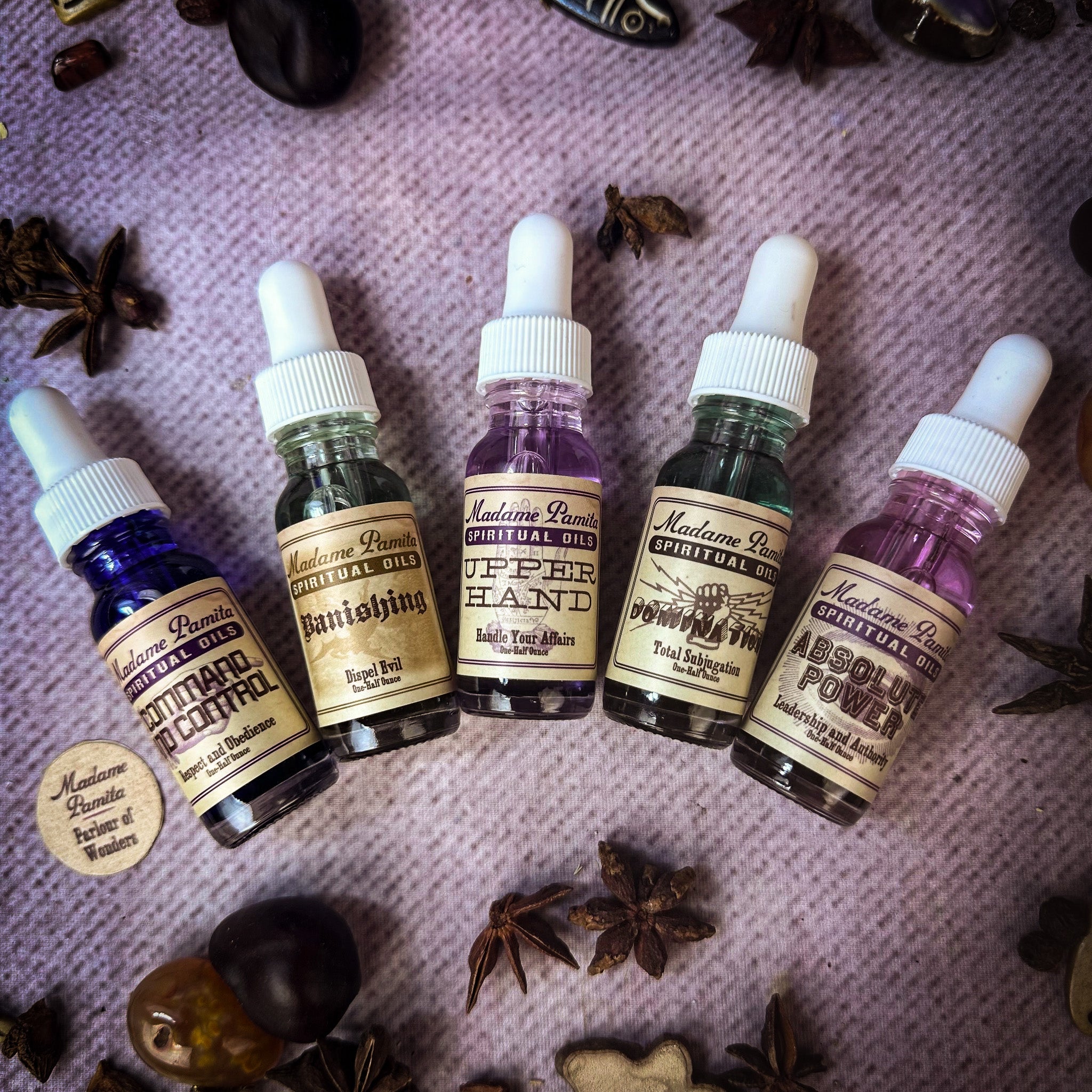 Spiritual Oil Variety Pack: Control Magic by Parlour of Wonders