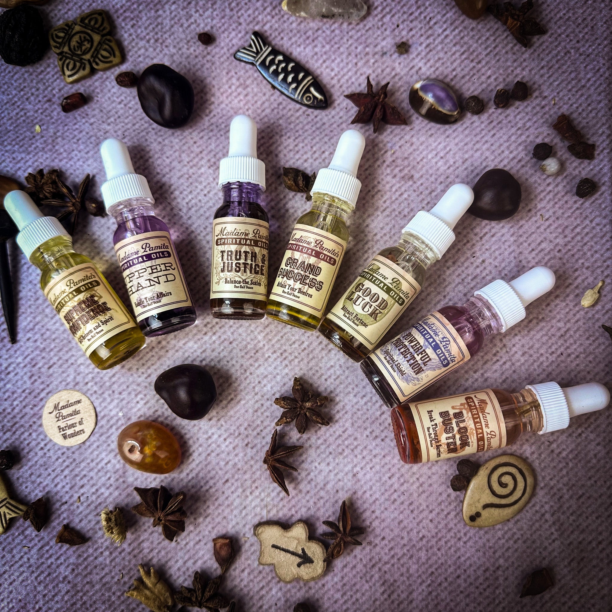 Spiritual Oil Variety Pack: Court Case Magic by Parlour of Wonders