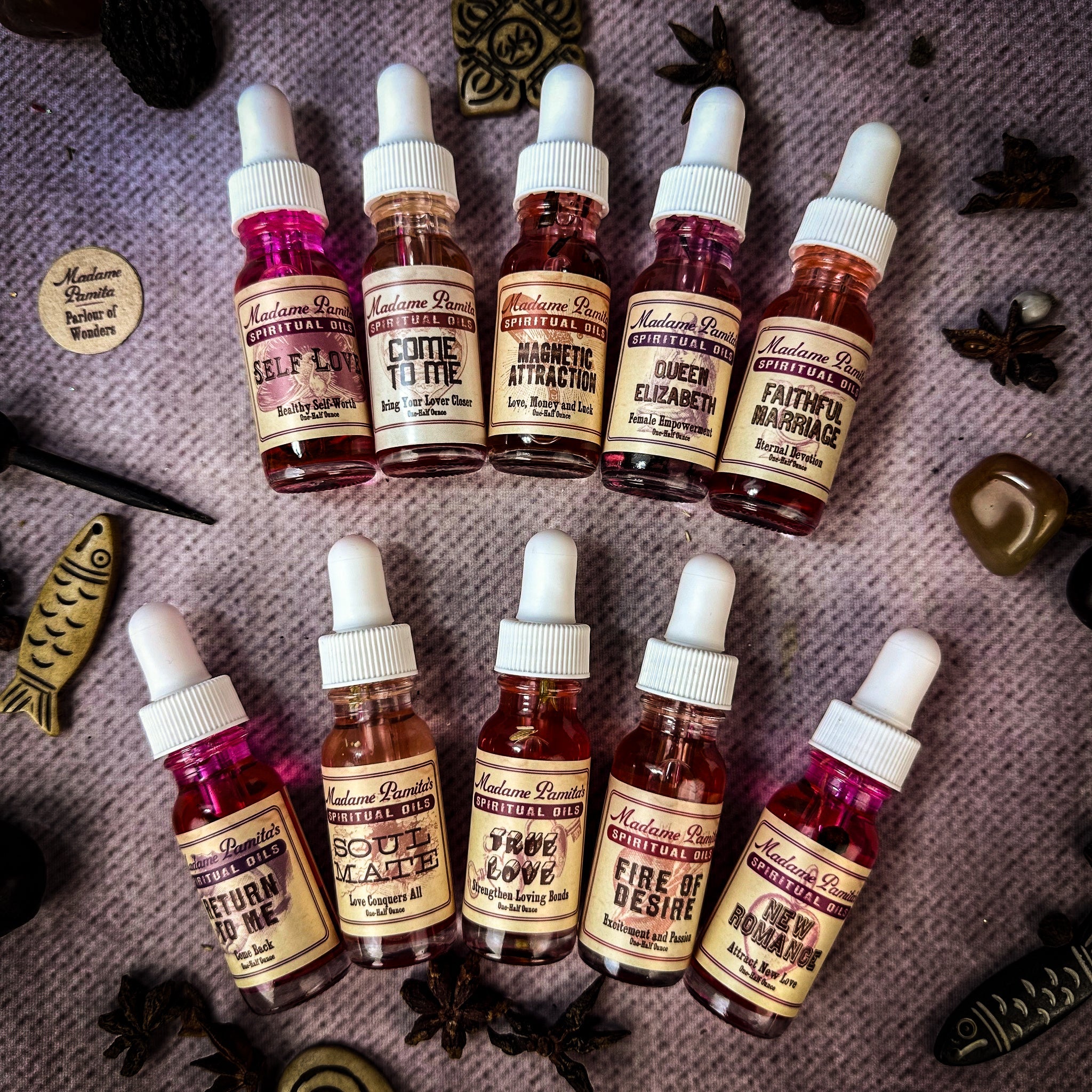 Spiritual Oil Variety Pack: Love Magic by Parlour of Wonders